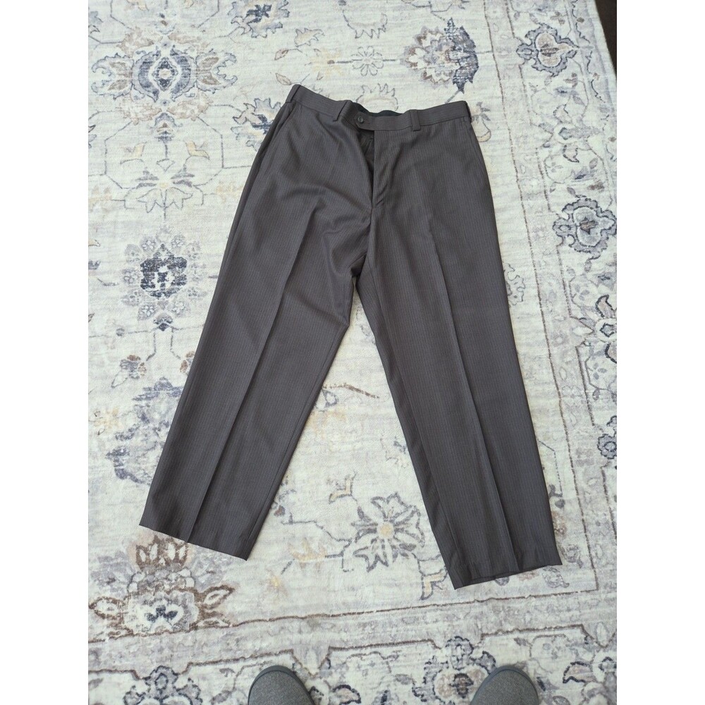 #485 Axist Essentials Men's Rayon Polyester Charcoal Dress pants 36x29